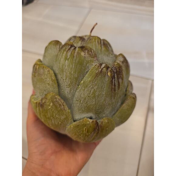 Vintage Artichoke Candle 4” X 4” - Picture 16 of 16